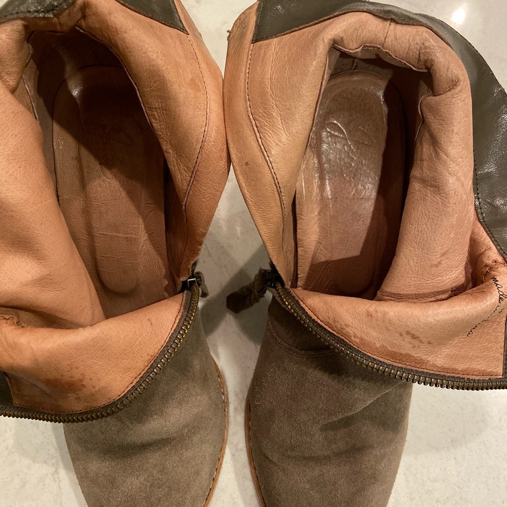 Suede Booties - image 6